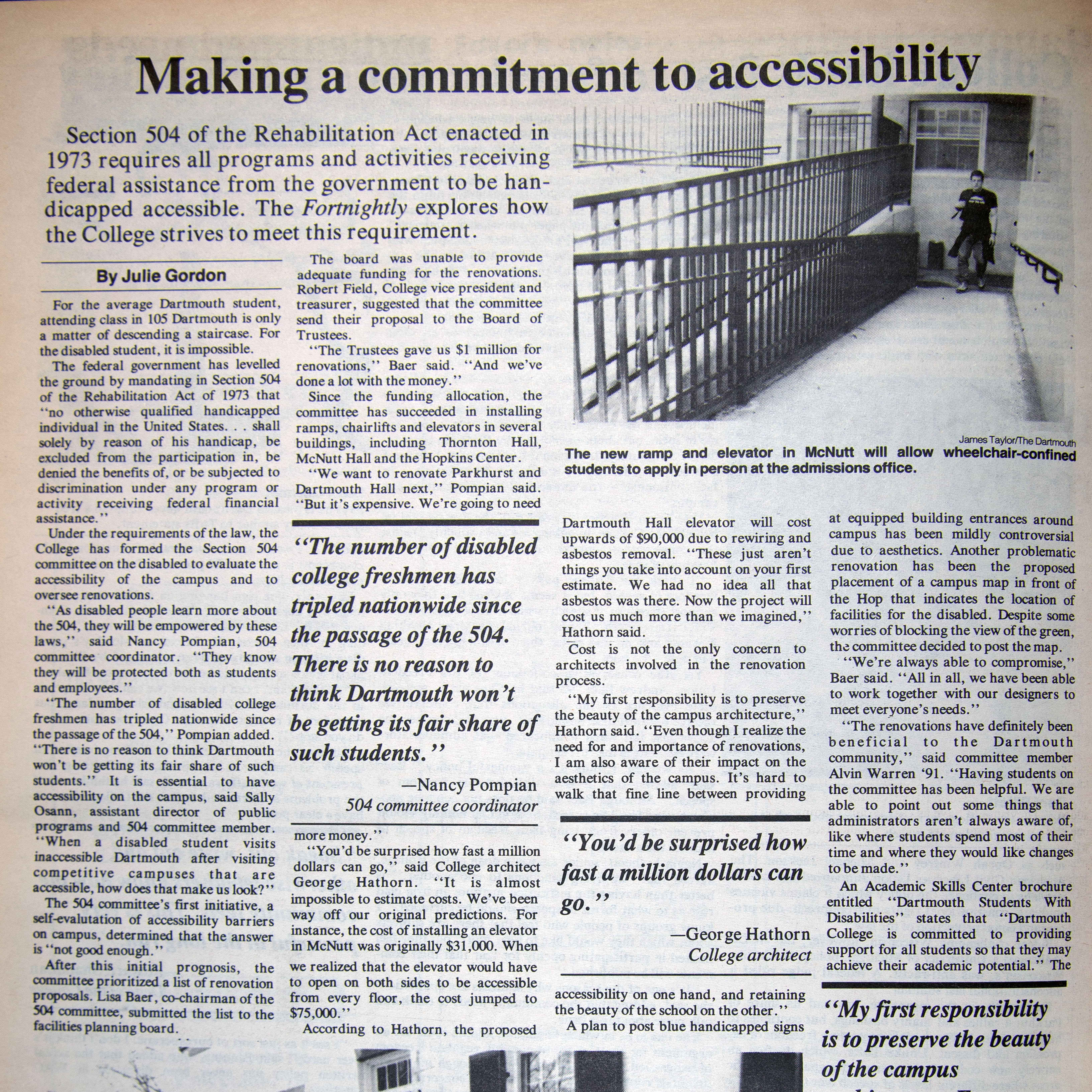 Making a commitment to accessibility