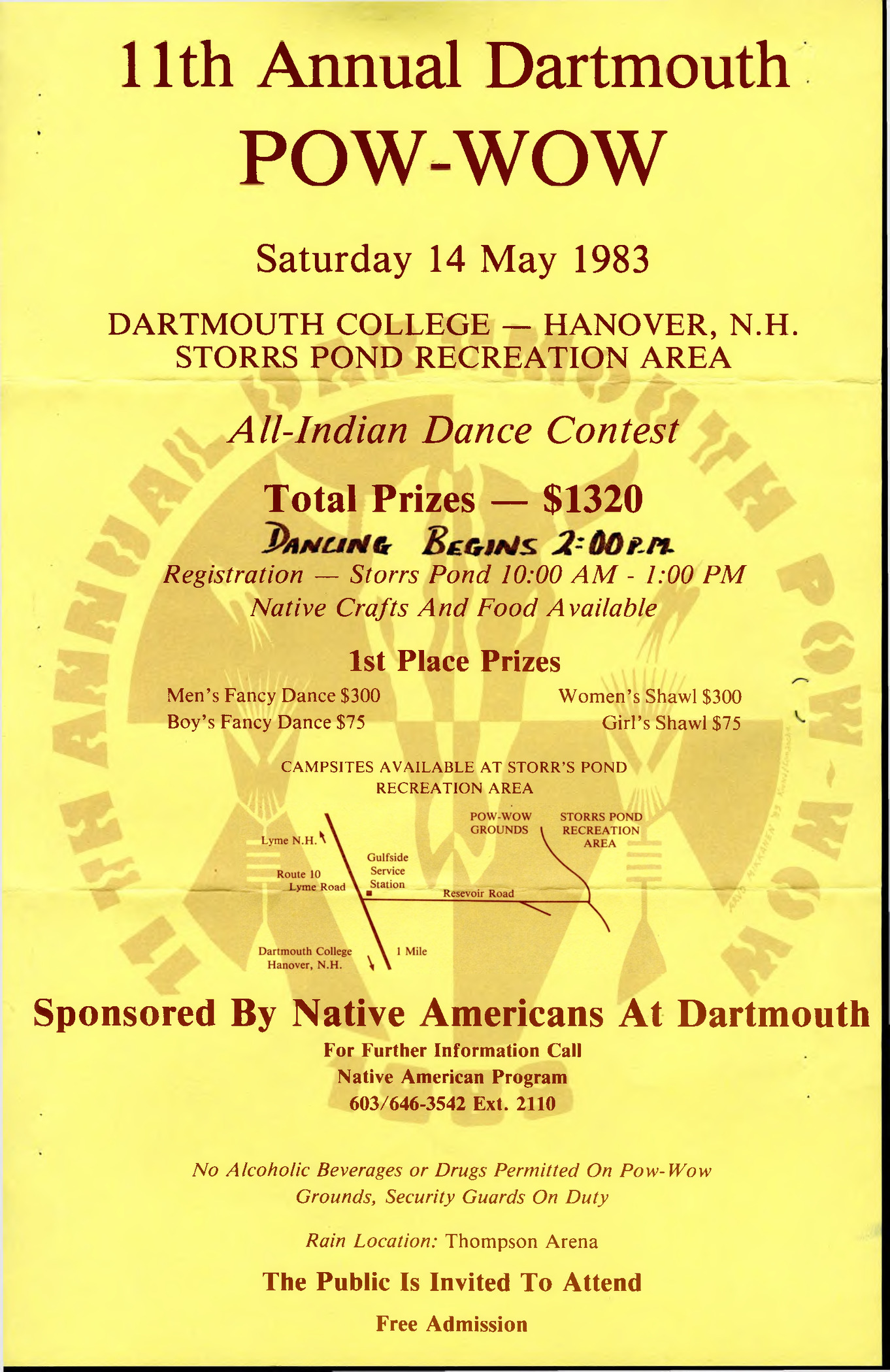 11th Annual Dartmouth Pow-Wow Flyer