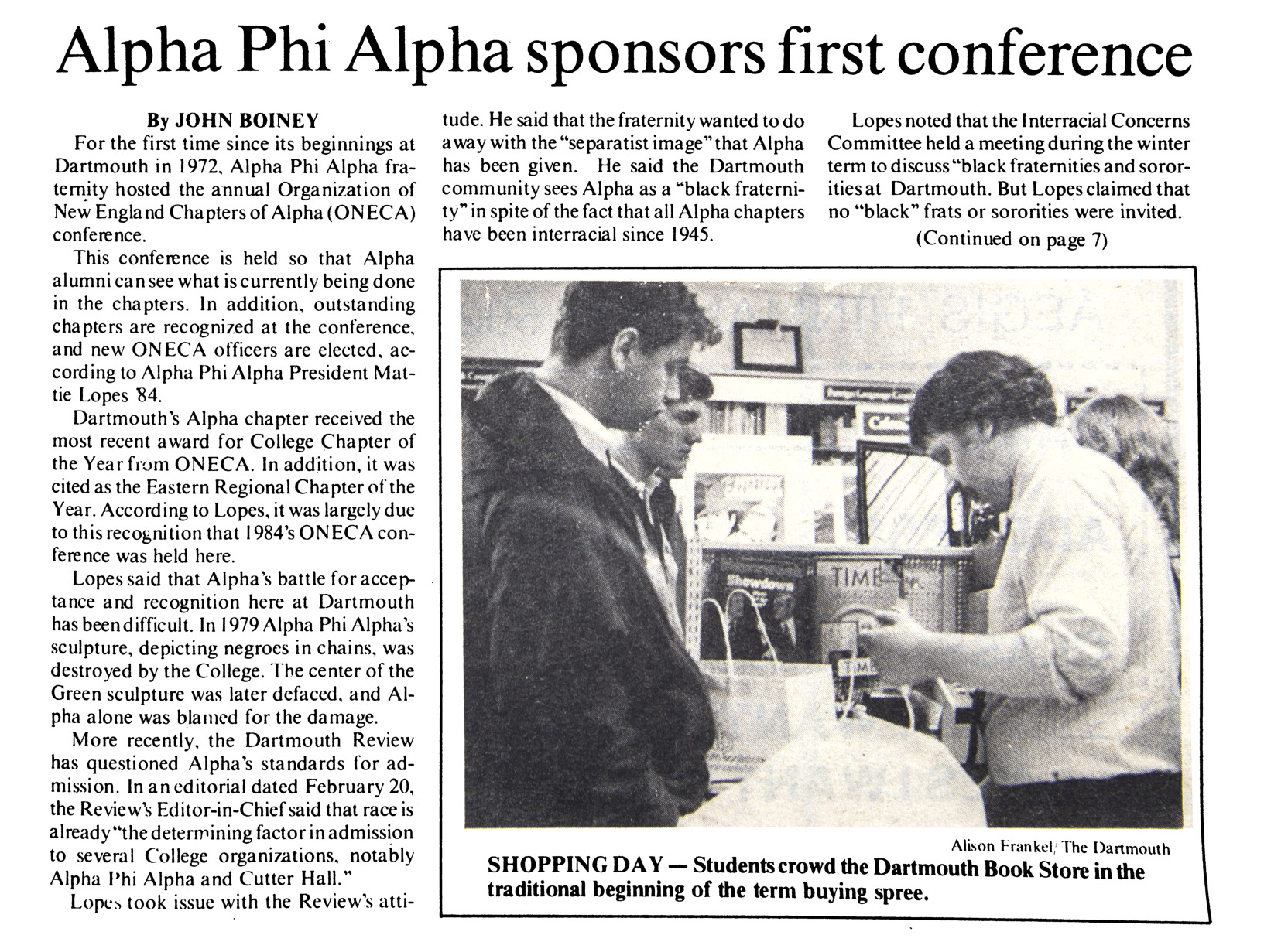 Alpha Phi Alpha Sponsors First Conference